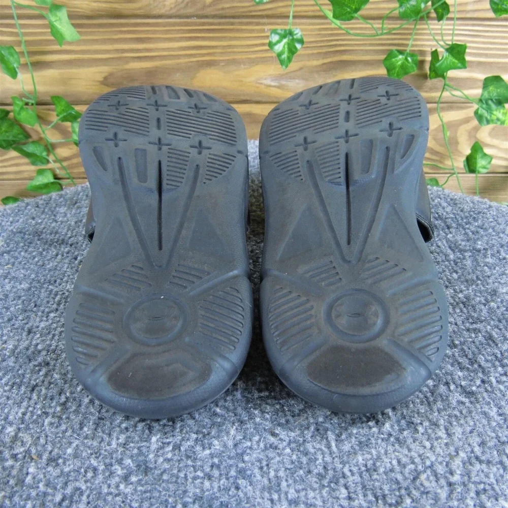 Under Armour Slide  Boys Y 6 Medium Sandal Black Synthetic Hook &‎ Loop